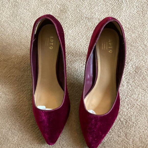 Apt. 9 Velvet Red/Wine Color Dressy worn only once like new size 10 - Picture 1 of 7